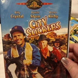 City Slickers DVD by MGM - Blue and Red Cover